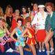 Members of GLOW pose for a promotional shot in 1988. (Photo: Getty Images)